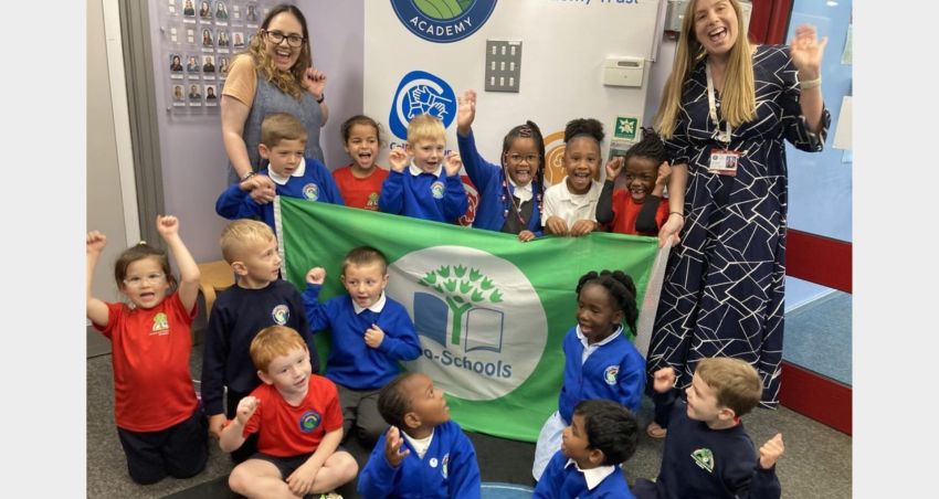 Shepherdswell Academy wins Eco-Schools Green Flag award